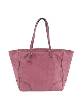Gucci Guccissima Bree Leather Tote Shoulder Hand